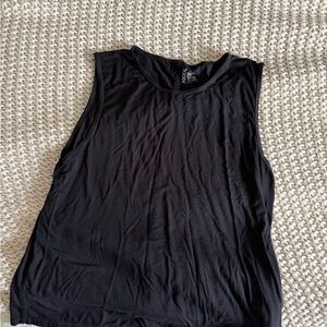 BOODY Black Muscle Tank Top